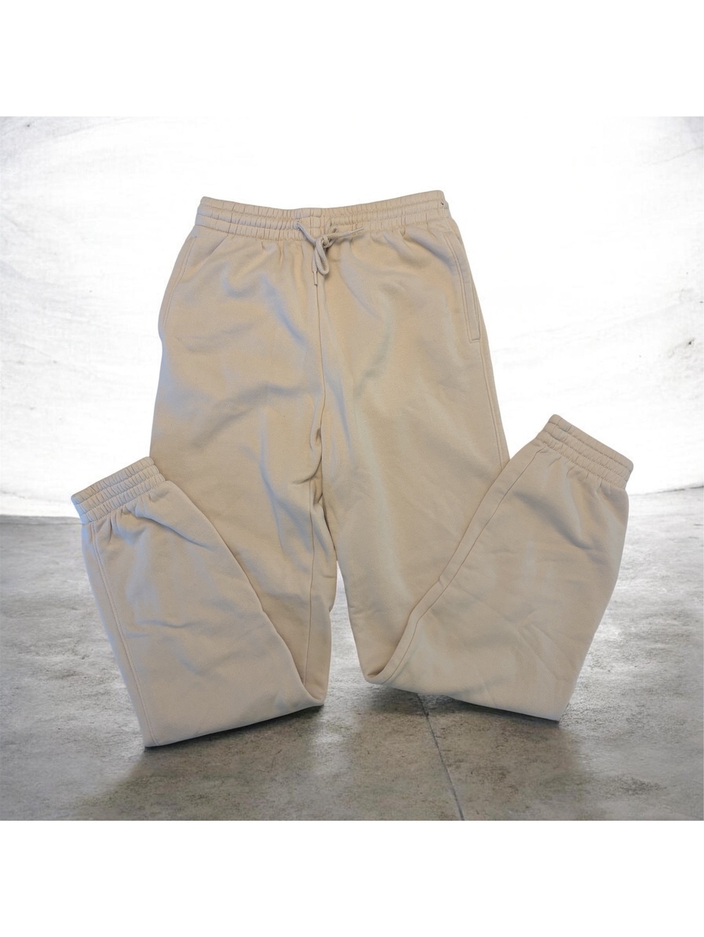🤍 H&M Cream Fleece Sweatpants | Women’s XS